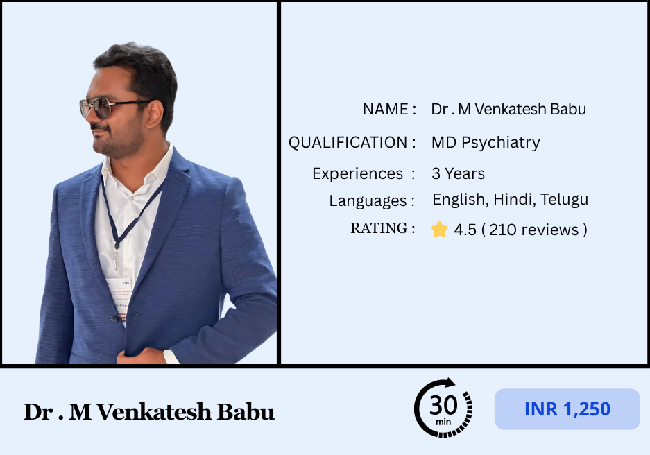 Dr M Venkatesh Babu